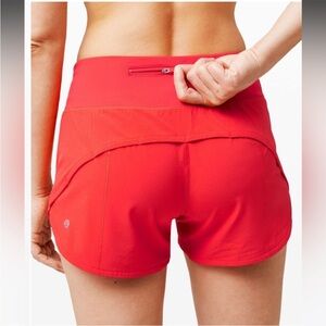 Lululemon Speed Up high-Rise Short *2.5”/ Carnation Red